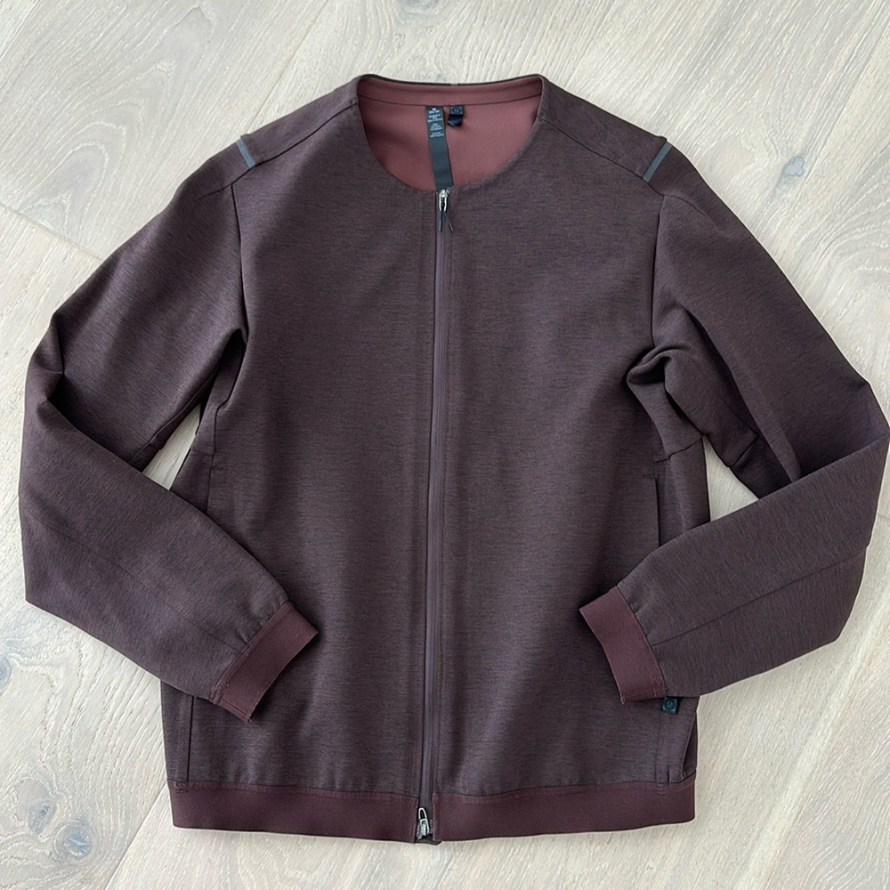 Lululemon x The Lab Maroon Full-Zip Jacket (size M)